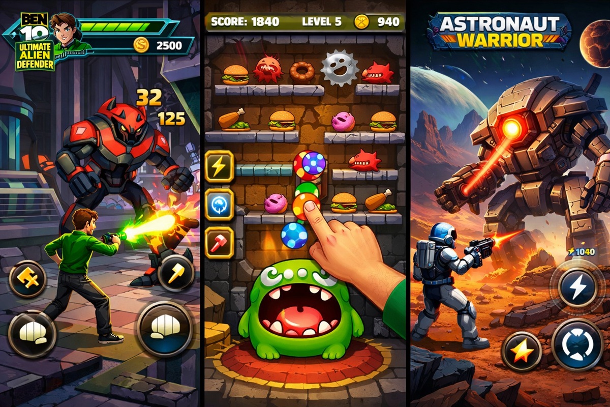 Gameplay de mobile gaming sur smartphone