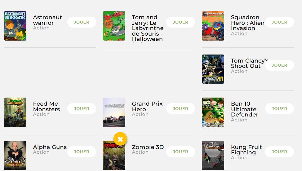 Des jeux pour smartphone sur Mobijeux