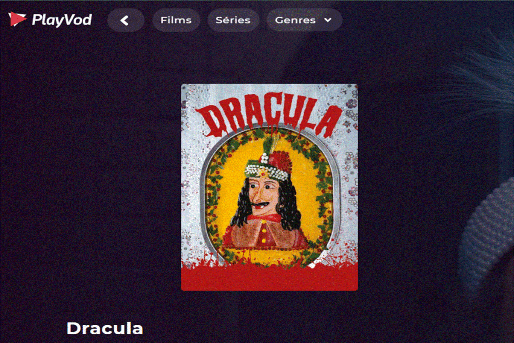 Le film Dracula sur PlayVOD