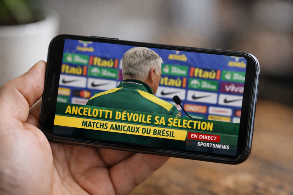 Les news du Brésil sur un téléphone mobile
