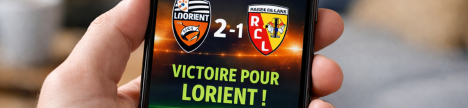 Match de Ligue 1 Lorient vs RC Lens