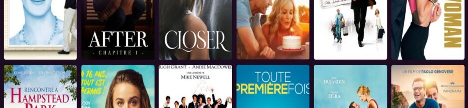 Une sélection de films romantiques