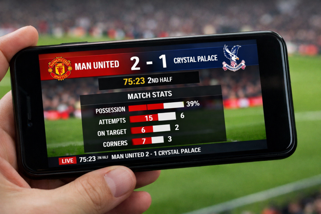 Statistiques match football de Premier League
