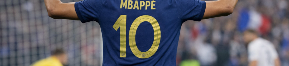 Kylian Mbappé qui célèbre un but