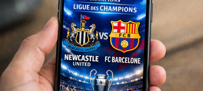 Ligue des Champions : comment suivre Newcastle-FC Barcelone sur mobile