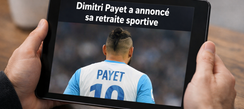 Dimitri Payet : les news de sa retraite sur votre téléphone mobile