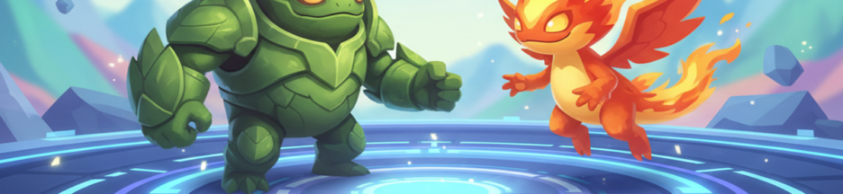 Gameplay d’un jeu similaire à Pokémon Champions