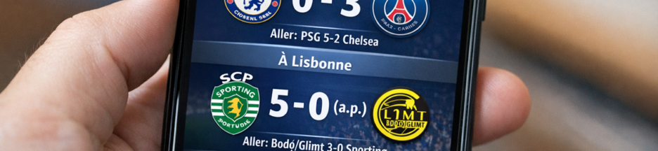 Résultats des matchs de Ligue des Champions