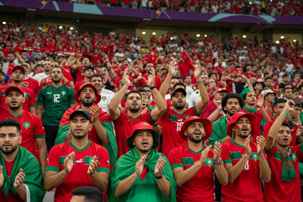 Supporteurs du Maroc
