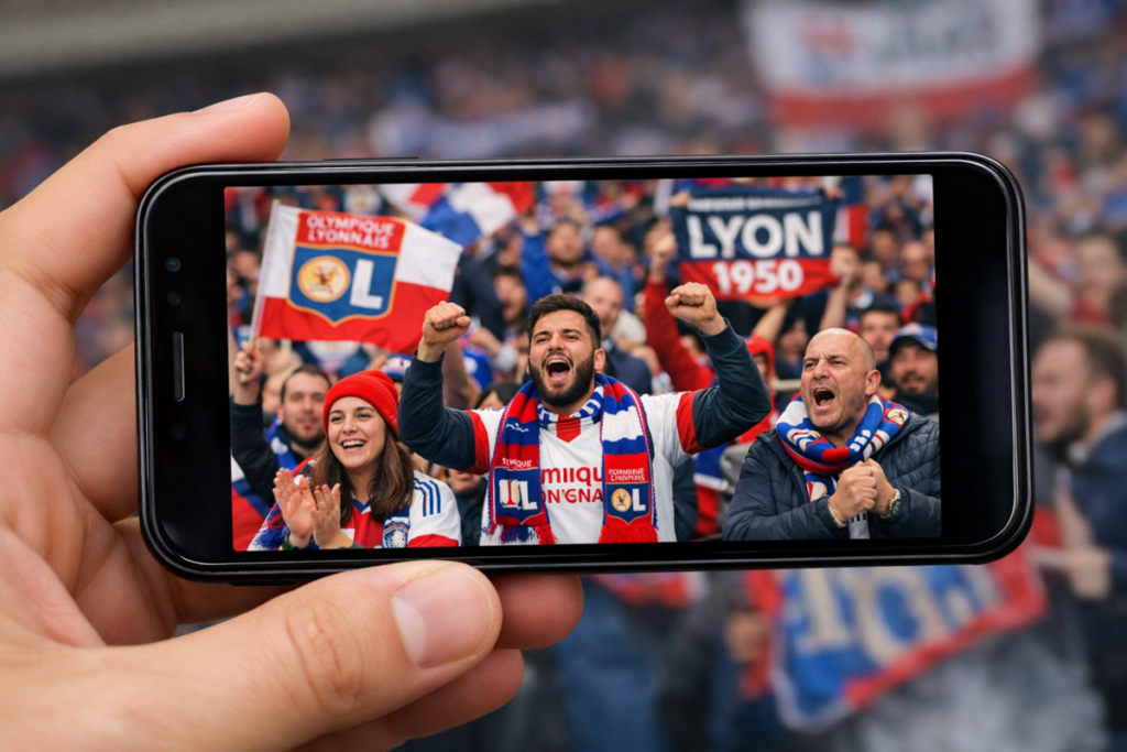  Les supporteurs de Lyon