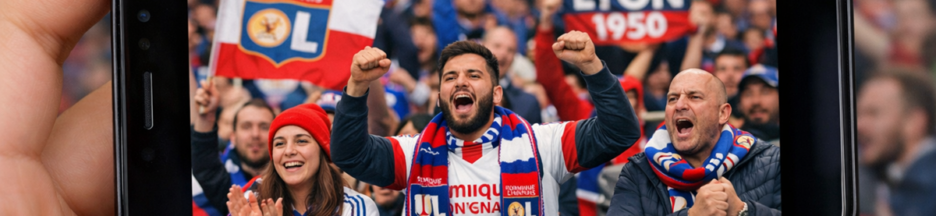 Les supporteurs de Lyon
