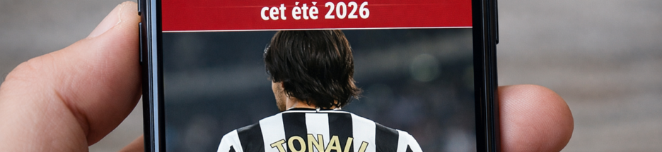 News de Manchester United sur un smartphone