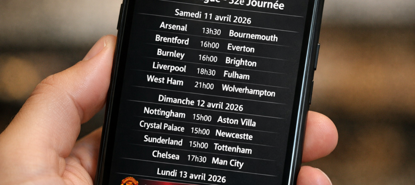 Premier League : ne ratez aucun match de la 32e journée