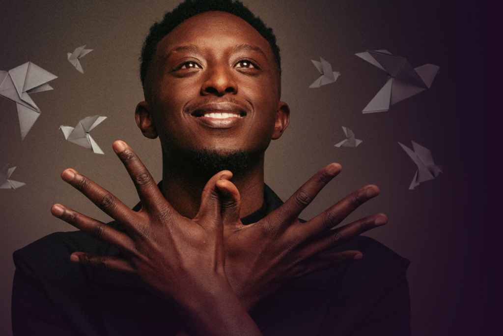 Affiche du one-man-show Ahmed Sylla - Origami