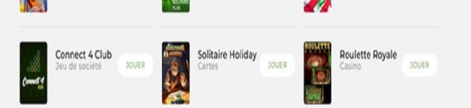 affiches de jeux de cartes du Top 3 sur Mobijeux