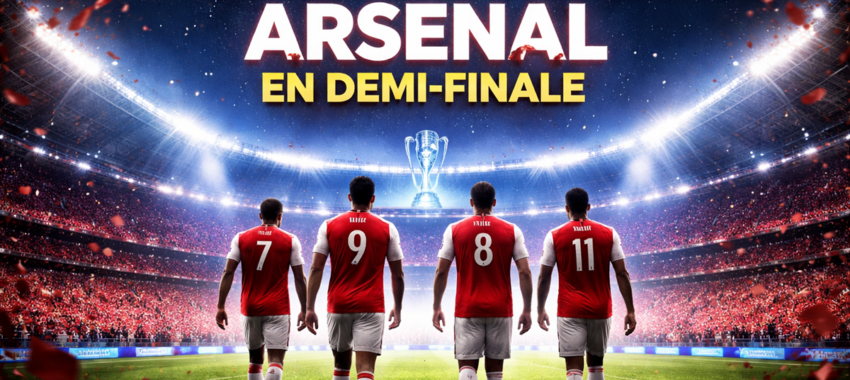 Arsenal en demi-finale de C1 : news sur iPhone