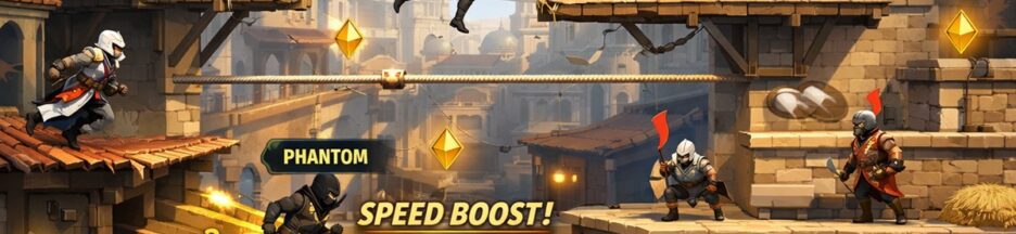 Gameplay d’un jeu mobile comme Assassin’s Creed Freerunners