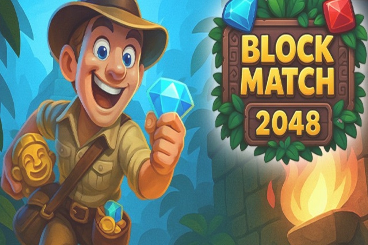 Affiche du jeu de réflexion Block Match 2048