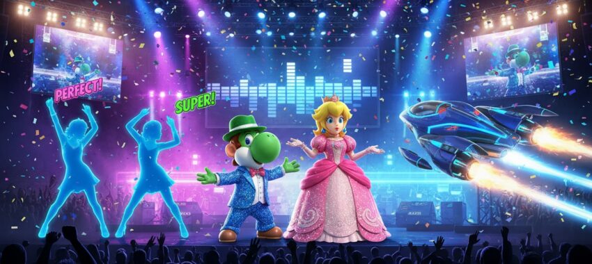 Yoshi, Mario, Just Dance et Wipe Out : le jeu vidéo s&rsquo;invite partout