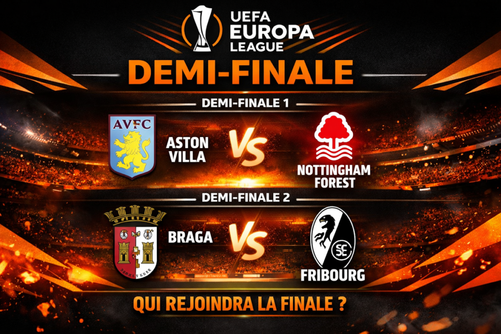 Affiche demi-finale de la Ligue Europa
