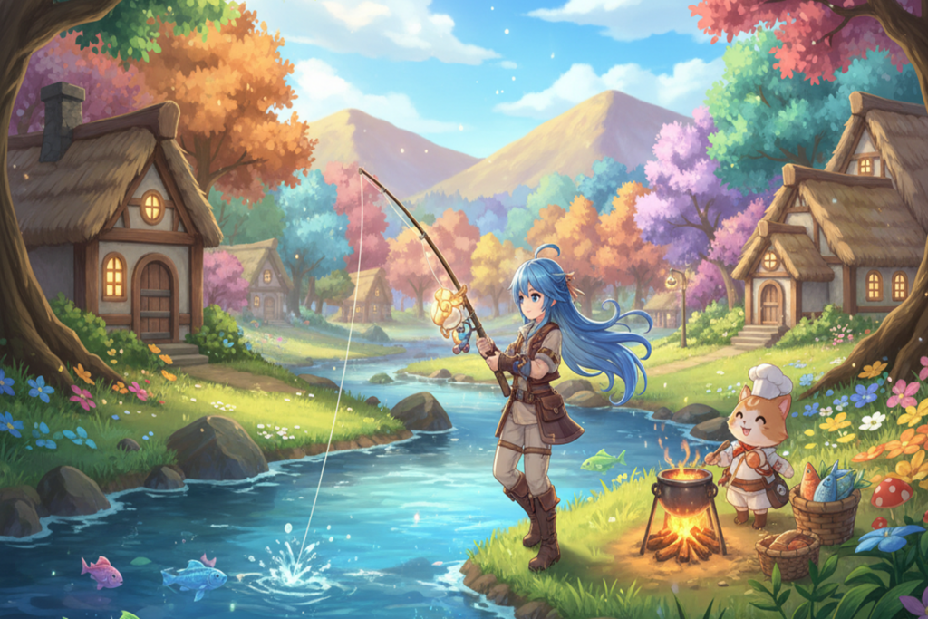 Gameplay d’un jeu RPG comme Fantasy Life i : The Girl Who Steals Time