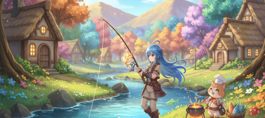 Fantasy Life i : The Girl Who Steals Time sur mobile en cross-play