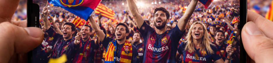 Les supporteurs du FC Barcelone