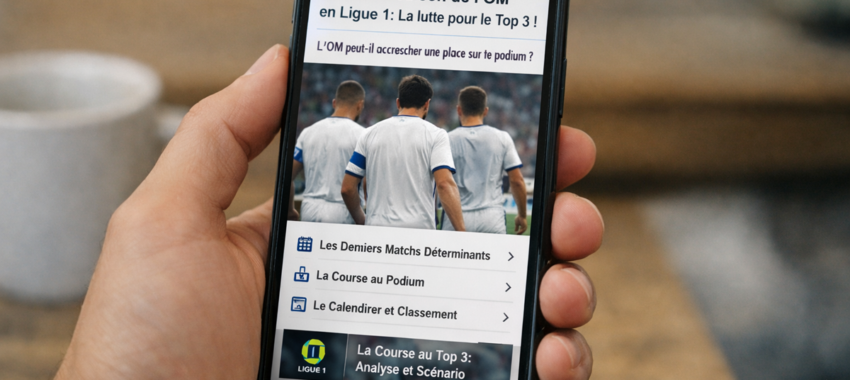 OM : Beye et la Ligue 1, news sur votre smartphone