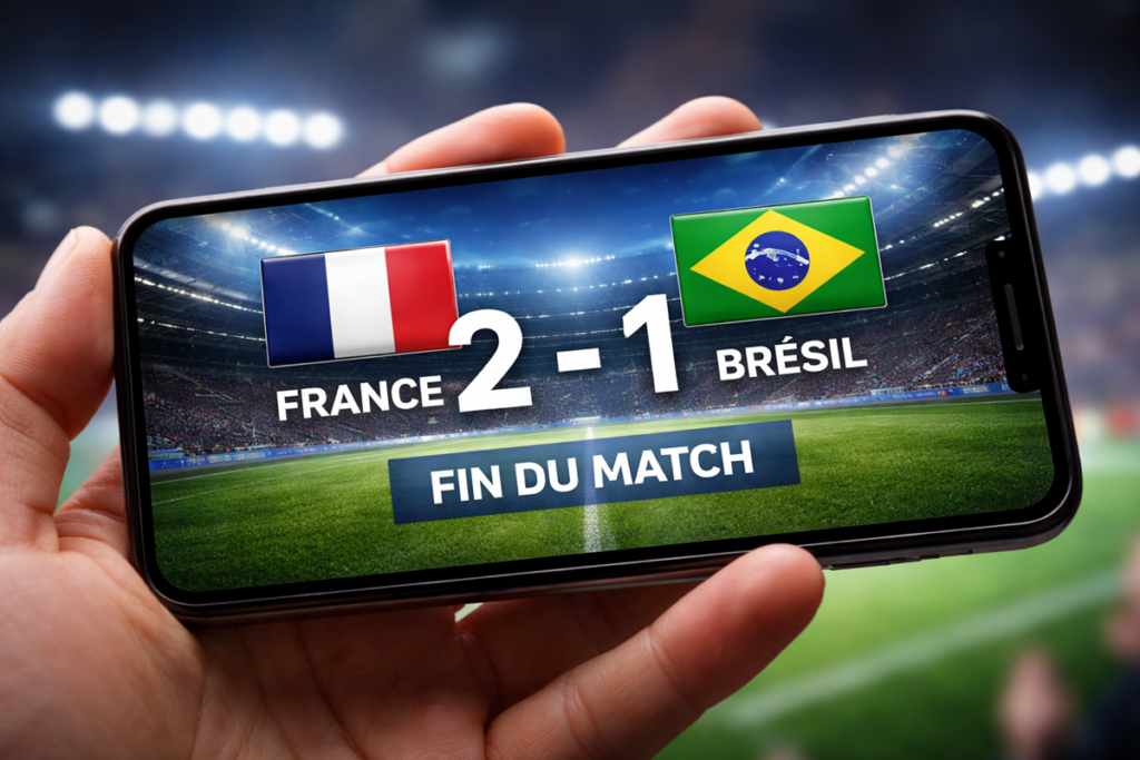  Résultats match France vs Brésil
