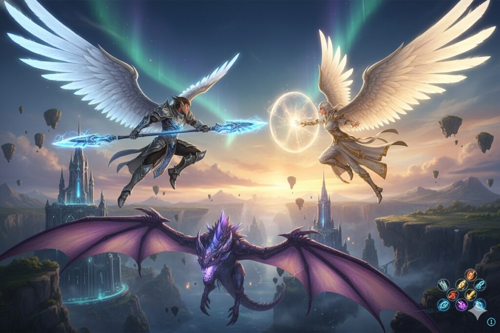 gameplay d’un jeu inspiré de Aion 2