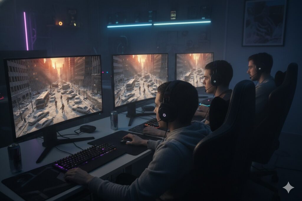 gamers decouvrant The Division: Resurgence sur PC