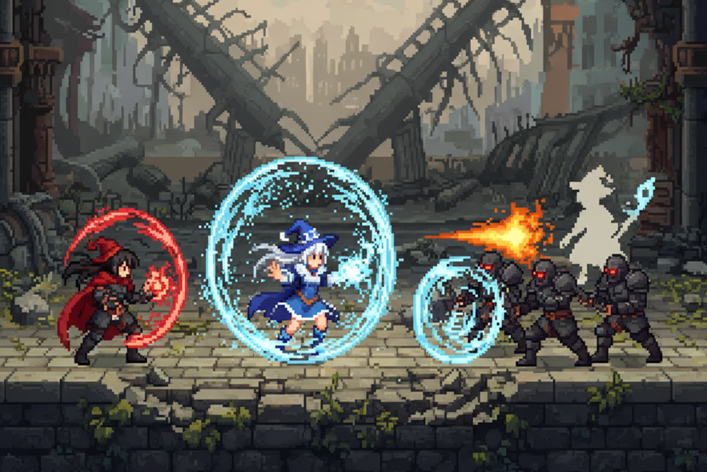 Gameplay d’un RPG similaire à Hyke : Northern Lights