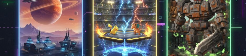 illustration des sorties jeux vidéo de la semaine du 6 avril