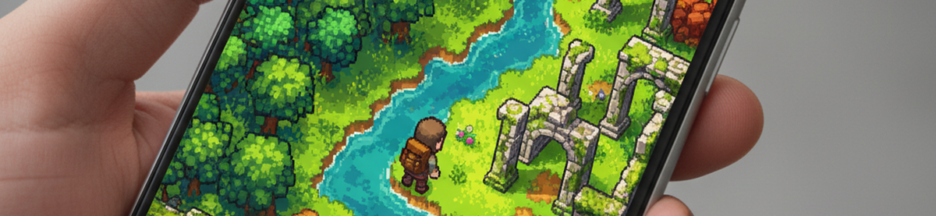 Gameplay d’un jeu RPG sur mobile