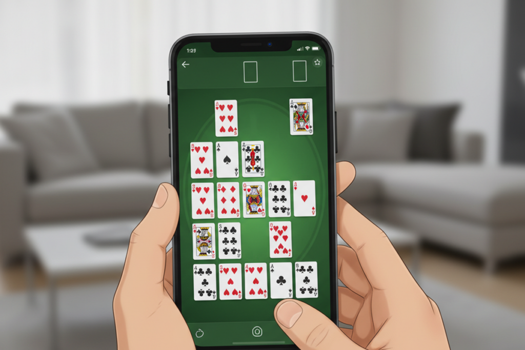 Gameplay d’un jeu de cartes similaire à ceux de Fuze Forge