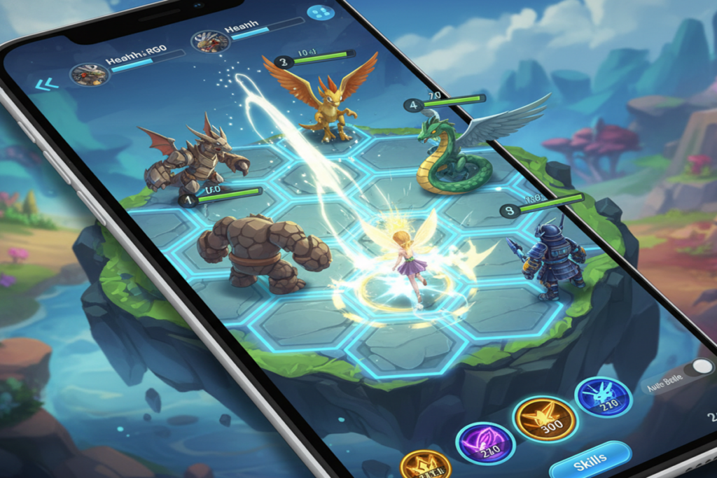 Gameplay des jeux mobiles tactiques