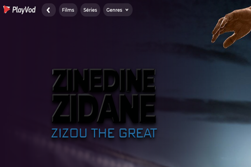 Le documentaire Zinedine Zidane - Zizou Le Grand sur PlayVOD