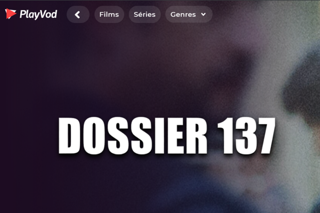 Le film Dossier 137 sur PlayVOD