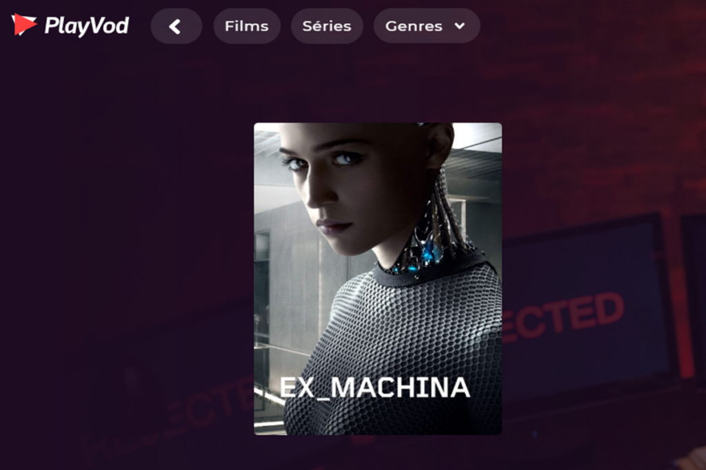Le film Ex Machina sur PlayVOD