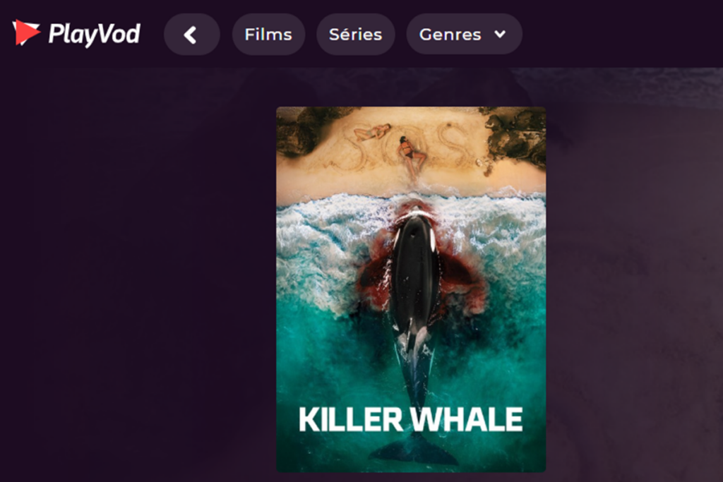 Le film Killer Whale sur PlayVOD
