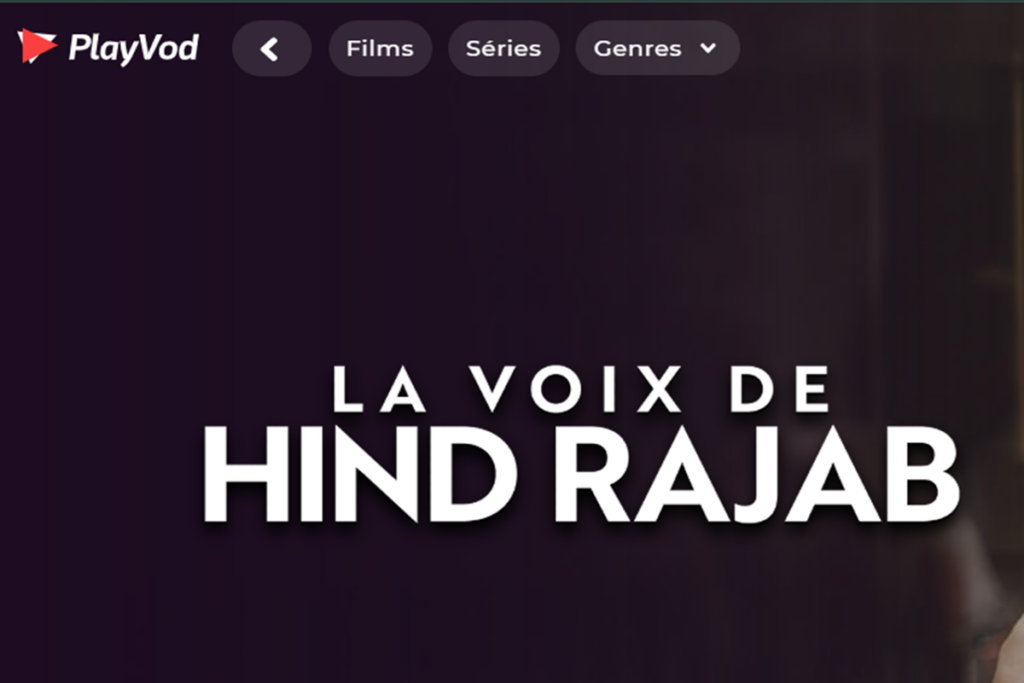Le film La Voix de Hind Rajab sur PlayVOD