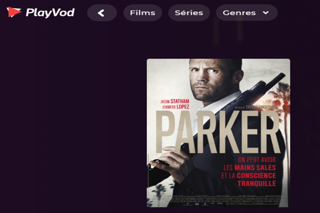 Le film Parker sur PlayVOD