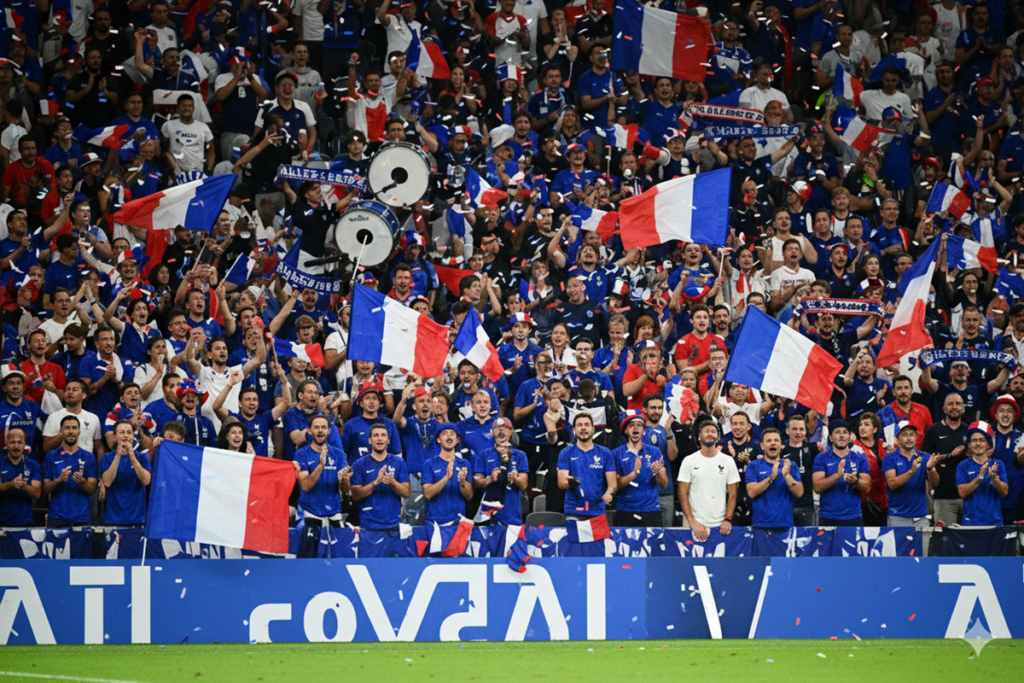 Supporters de l’équipe de France
