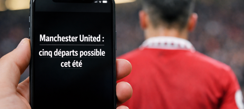 Manchester United : cinq départs possible cet été