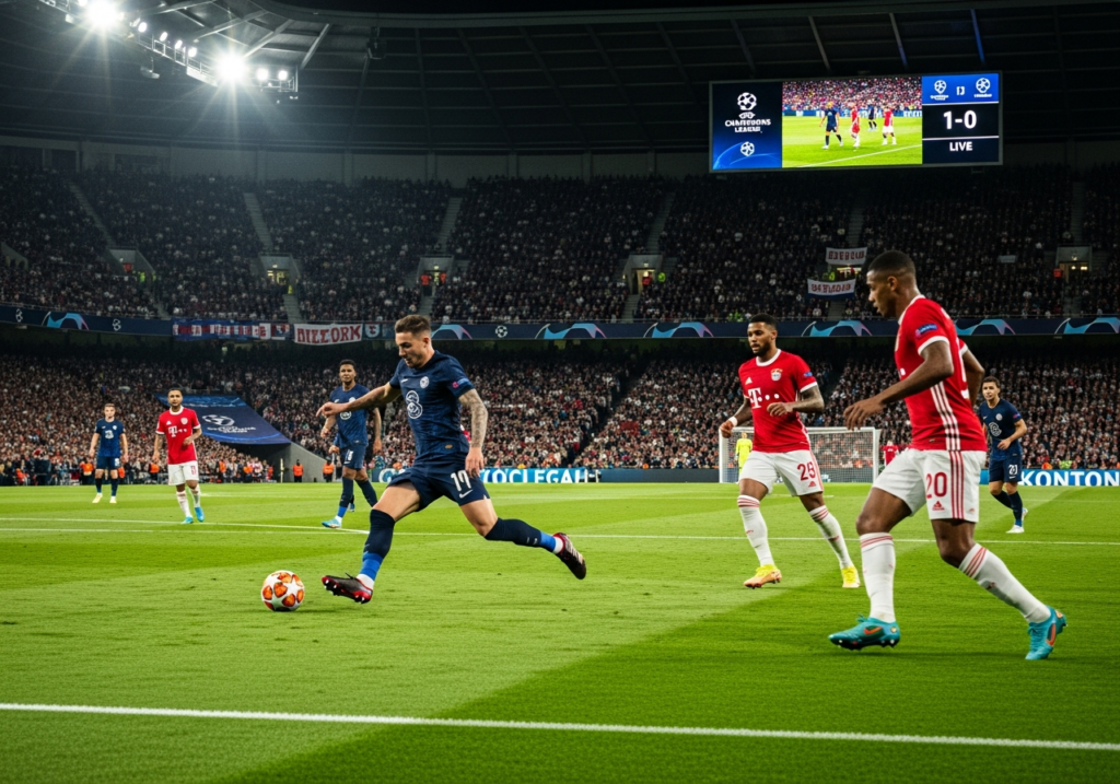 Un match de Ligue des Champions