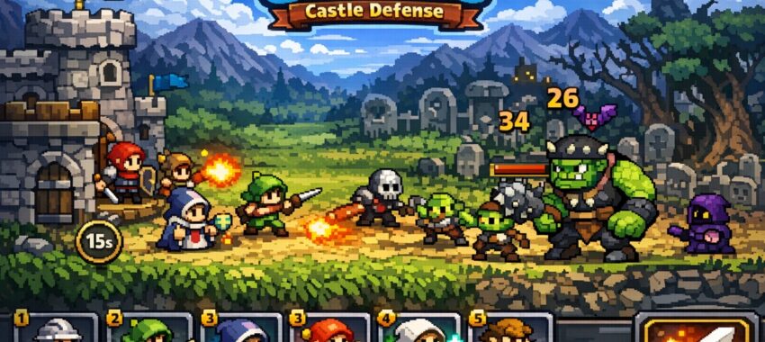 Mini Guardians Castle Defense : stratégie Tower Defense mobile