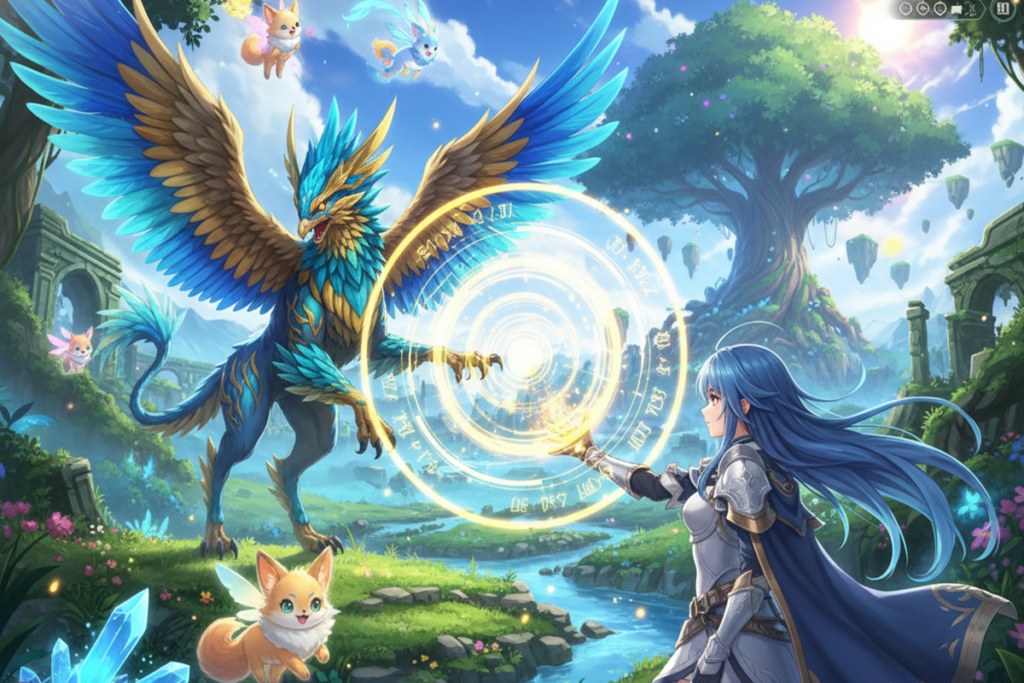 Gameplay d’un jeu similaire à Mongil : Star Dive