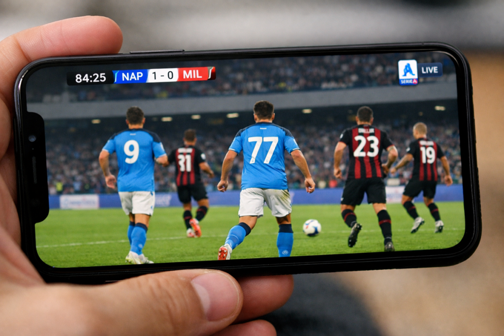 Match de Serie A entre Naples et l’AC Milan
