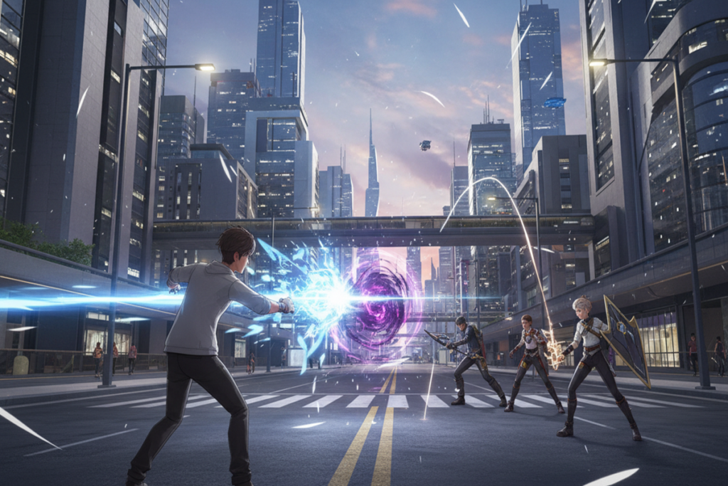 Gameplay d’un jeu similaire à Neverness to Everness