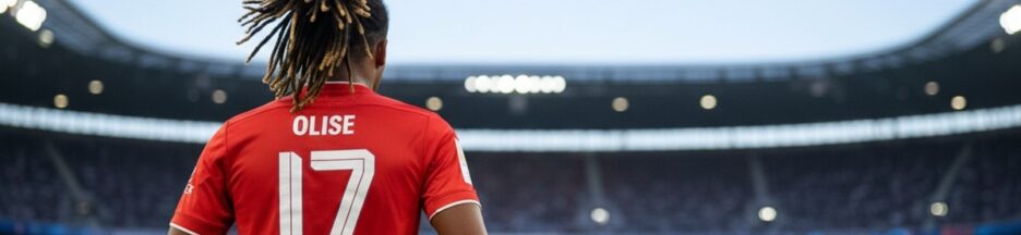 Le joueur de foot Michael Olise